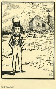 David Copperfield, de My Favorite Fiction Character de Thomas Boyd, em The Bookman de Herb Roth