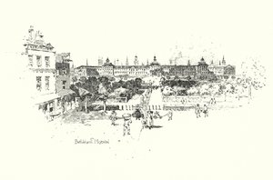 Bethlehem Hospital, Londres (litho) de Herbert (after) Railton