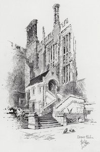 Pórtico de entrada (gravação) de Herbert (after) Railton