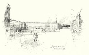 Finsbury Square, de Artillery Place, Londres de Herbert (after) Railton
