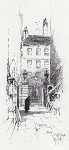 Porta de entrada do Templo do Meio (gravação) de Herbert (after) Railton