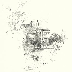 Sra. Thrales House, Streatham (litho) de Herbert (after) Railton