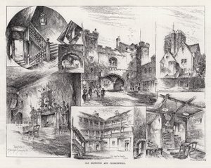 Old Islington e Clerkenwell (gravura) de Herbert (after) Railton