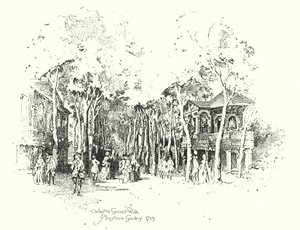 Orquestra Grand Walk, Marylebone Gardens de Herbert (after) Railton