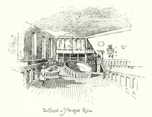 The Chapel, Newgate Prison, Londres (litho) de Herbert (after) Railton