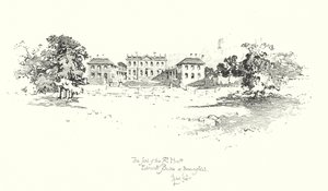 A sede de Edmund Burke, Beaconsfield (litho) de Herbert (after) Railton