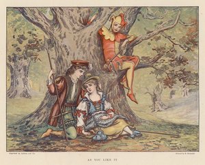 Shakespeare para os jovens: As You Like It (litografia a cores)