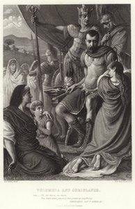 Volumnia e Coriolano, Coriolano, Ato V, Cena III