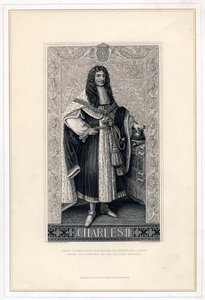 Carlos II, rei da Inglaterra, Escócia e Irlanda, século XIX.