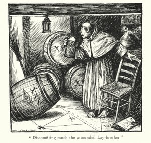 Lendas de Ingoldsby: A Lay of St Dunstan (litografia) de Herbert Cole