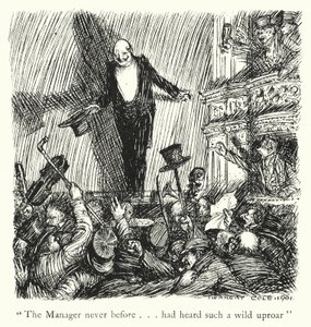 Lendas de Ingoldsby: A Row in an Omnibus, Caixa (litografia) de Herbert Cole