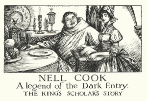 Lendas de Ingoldsby: Nell Cook, A Legend of the Dark Entry (litografia) de Herbert Cole