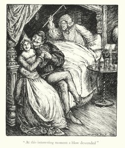 Lendas de Ingoldsby: A Senhora Rohesia (litografia) de Herbert Cole