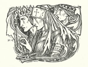 La Belle Dame Sans Merci (gravura) de Herbert Cole