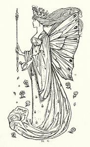 Canção da Rainha das Fadas (gravura) de Herbert Cole
