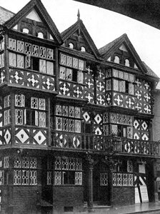 Feathers Hotel, Ludlow, Shropshire, Inglaterra, 1924-1926