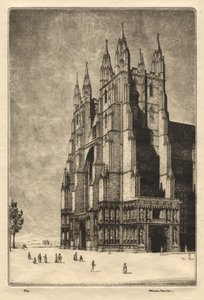 Catedral de Cantuária de Herbert Gordon Warlow
