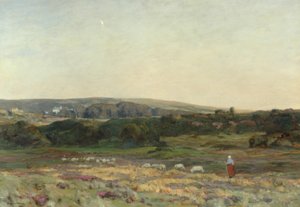 Crepúsculo da noite, Studland, Dorset, 1904