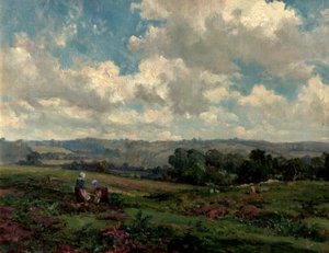 Campos em Surrey, 1890