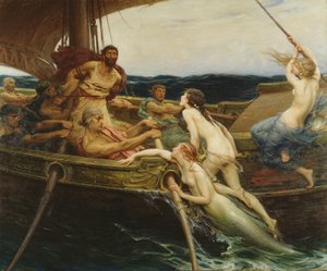 Ulisses e as sereias de Herbert James Draper
