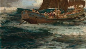 Ira do Deus do Mar de Herbert James Draper