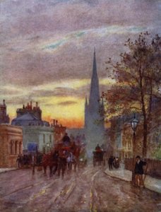 Grosvenor Road, Pimlico (cor litho)