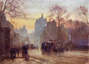 Knightsbridge (cor litho) de Herbert Menzies (after) Marshall