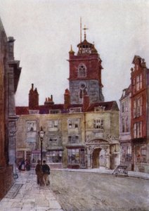 São Giles, Cripplegate (cor litho) de Herbert Menzies (after) Marshall