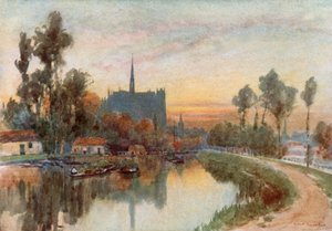 Noite no Somme em Amiens de Herbert Menzies Marshall