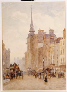Olhando para baixo da Colina Ludgate da Escadaria de São Paulo, 1900