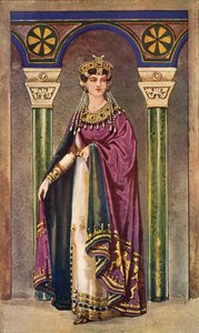A imperatriz Theodora - século VI, AD, 1924.