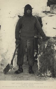 Capitão Scotts South Pole Expedition. Capitão Oates de Herbert Ponting