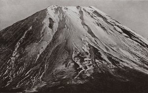 A Crista de Fuji, uma Telefotografia de Shoji de Herbert Ponting