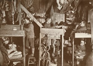 Os cortiços Cherry-Garrard, Bowers, Oates, Meares, Atkinson, 9 de outubro de 1911, 1913 de Herbert Ponting