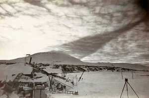 O céu na Antárctida de Herbert Ponting