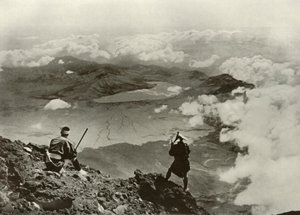 Duas milhas acima das nuvens, 1910. de Herbert Ponting