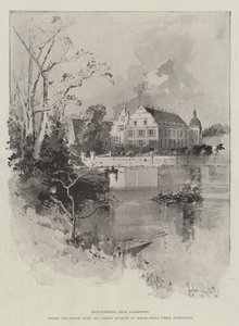 Kranichstein, perto de Darmstadt, onde o grão-duque e a grã-duquesa de Hesse passam a sua lua-de-mel de Herbert Railton