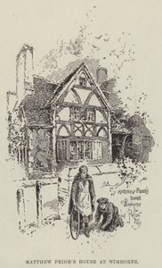 Casa de Matthew Prior em Wimborne de Herbert Railton