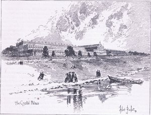 O Palácio de Cristal em Hyde Park, Londres, 1851 AD de Herbert Railton