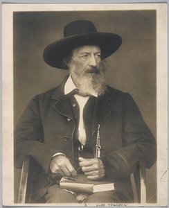 Lord Tennyson (foto gelatina prateada) de Herbert Rose Barraud