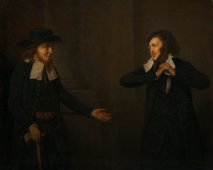 Shylock e Tubal de "The Merchant of Venice" (O Comerciante de Veneza) de Herbert Stoppelaer