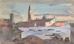 San Giorgio Maggiore, Veneza, 1840-1906. de Hercules Brabazon Brabazon