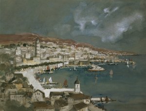 O porto de Split, Croácia