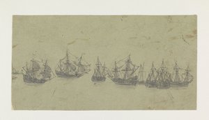 Frieze com Navios numa Estrada
