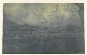 Vale da Montanha com Campos Cercados de Hercules Segers
