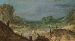 Vale do rio, c.1626-30 de Hercules Segers