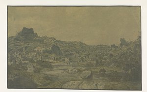 Vale com Rio e Cidade com Quatro Torres de Hercules Segers