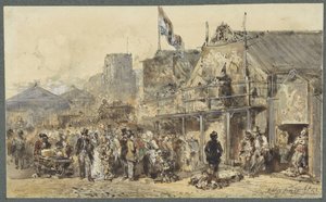 Feira em Leeuwarden, o Oldenhove no futuro