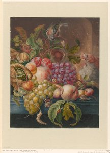 Fruta ainda vida de Herman Henstenburgh (possibly)