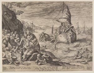 O naufrágio de S. Paulo perto de Mileto de Herman Jansz. Muller